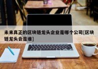 未来真正的区块链龙头企业是哪个公司[区块链龙头会是谁]